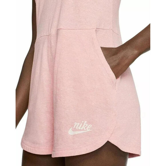 Nike Women's  Sportswear Gym Vintage Romper, PINK, SIZE XS - Picture 2 of 3